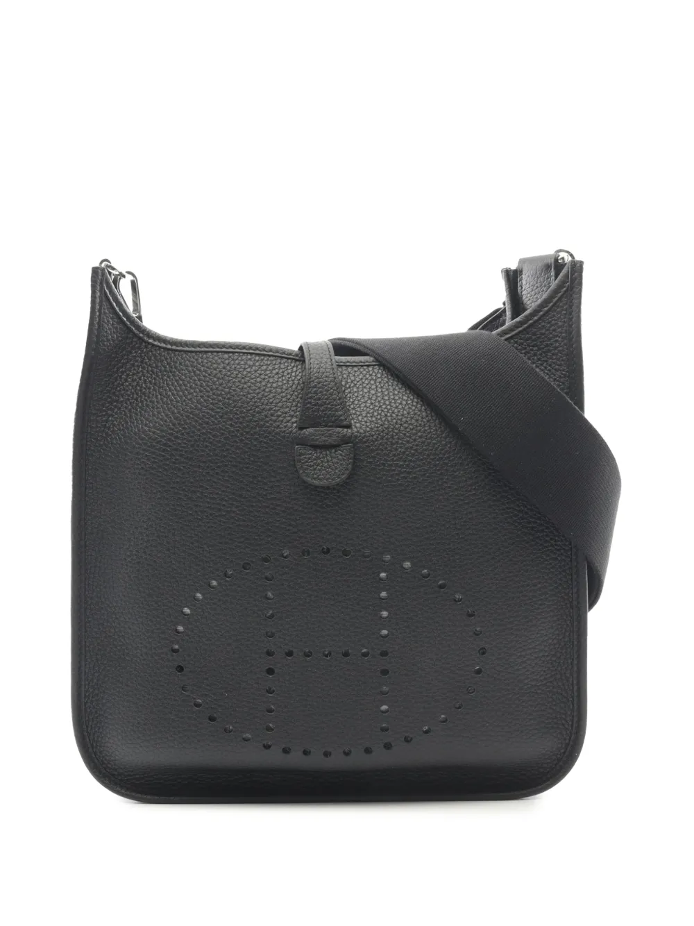 Hermès Pre-Owned 2022 Clemence Evelyne TPM shoulder bag - Nero