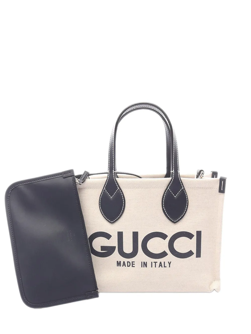 Gucci Pre-Owned 2016-2026 Mini Canvas Print tote bag - Braun