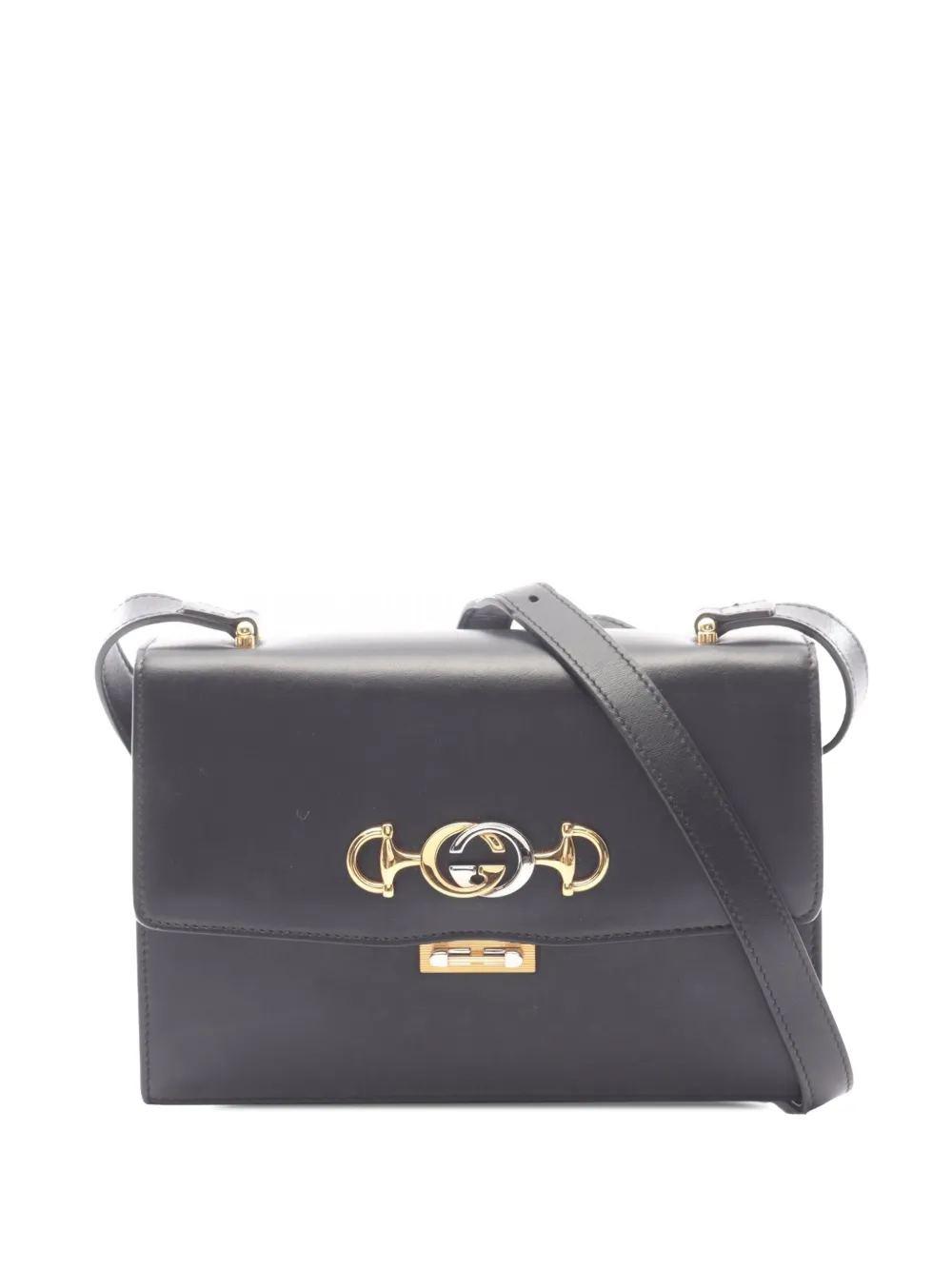 Gucci Pre-Owned 2016-2026 Leather Zumi Crossbody shoulder bag - Nero