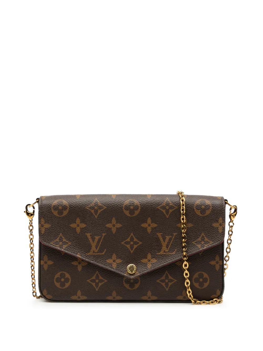 Louis Vuitton Pre-Owned 2017 Monogram Pochette Felicie crossbody bag - Marrone