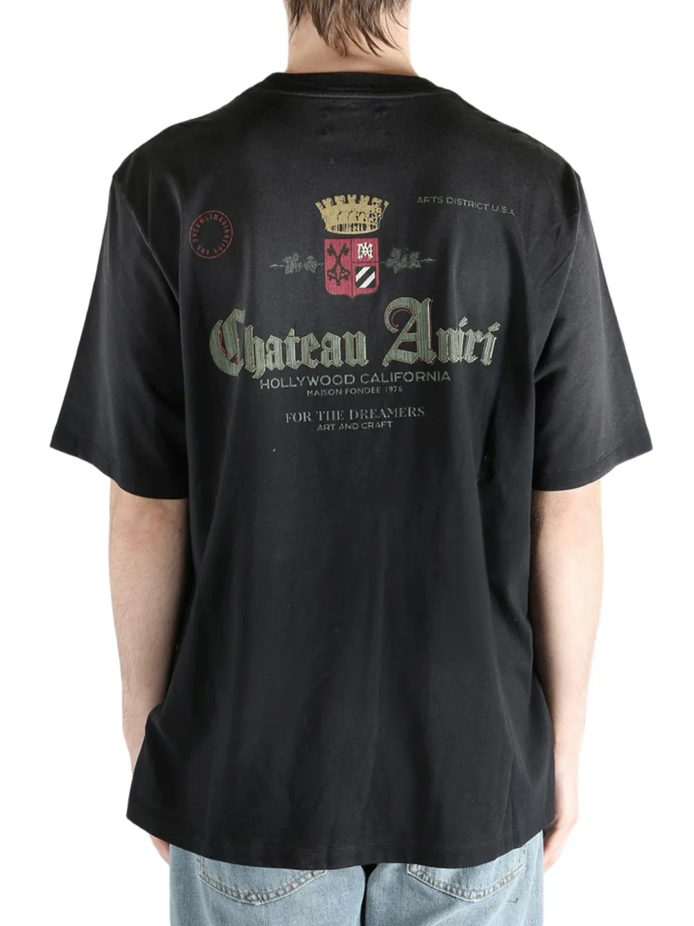 AMIRI T-shirt met print Zwart
