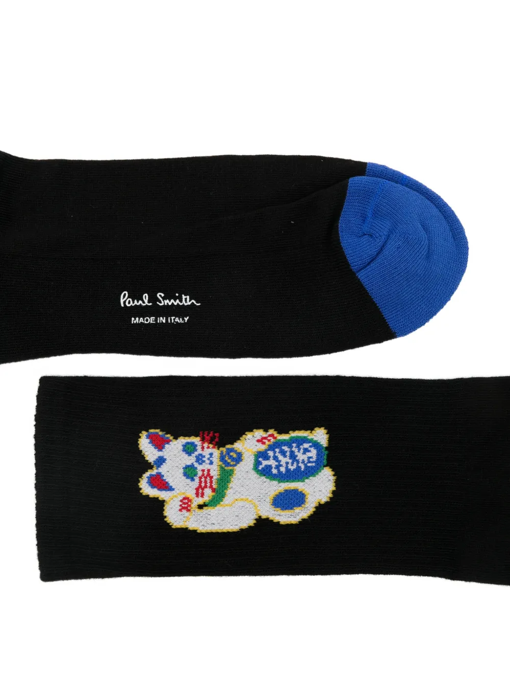  Paul Smith Lucky Cat Socks - Black 