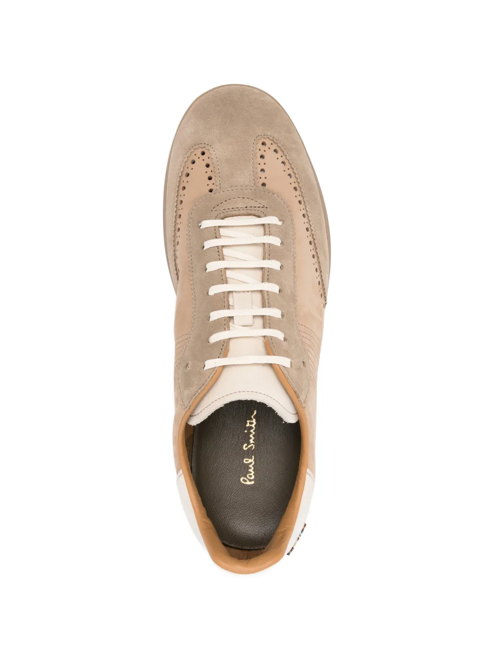 Paul Smith Beaton brogue sneakers Beige