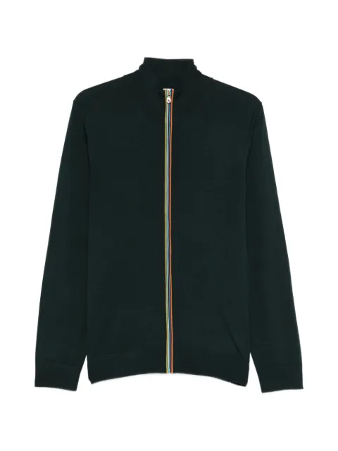 Paul Smith Signature Stripe zip through cardigan