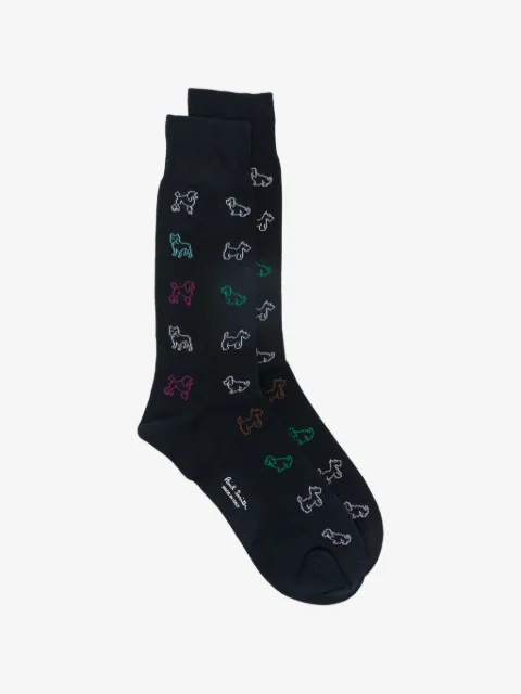 Paul Smith dog-pattern socks