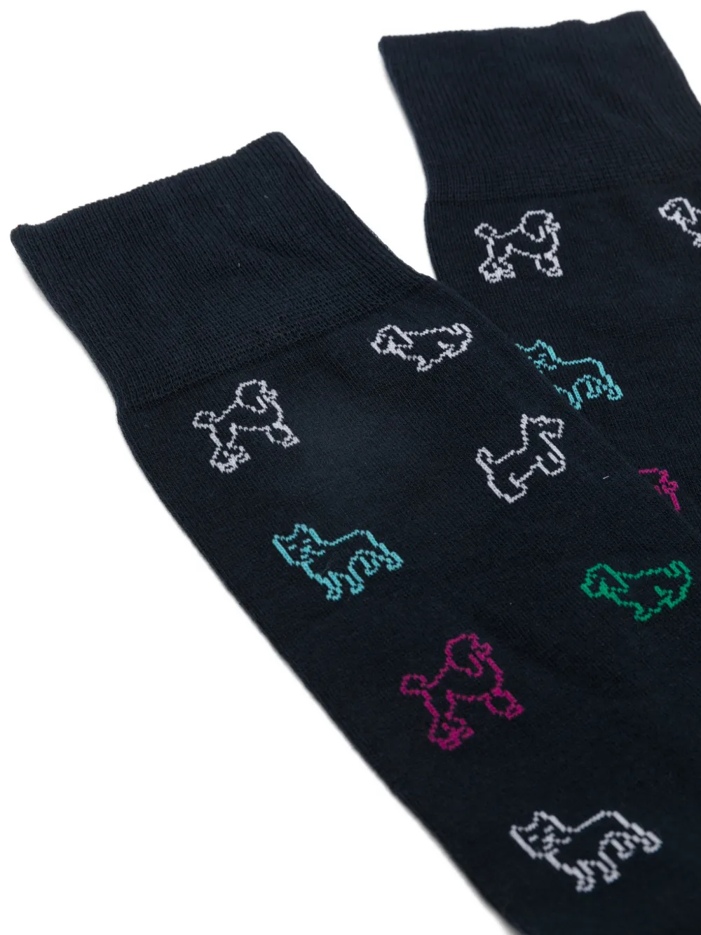  Paul Smith Mario Dogs-print Socks - Blue 