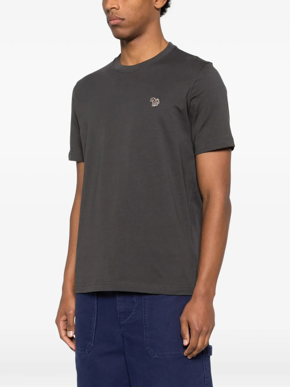  Ps Paul Smith Zebra-print T-shirt - Grey 