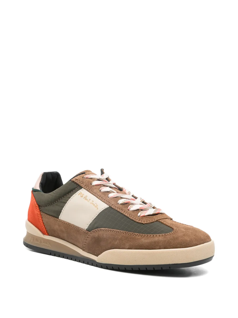 PS Paul Smith Dover sneakers met vlakken Bruin
