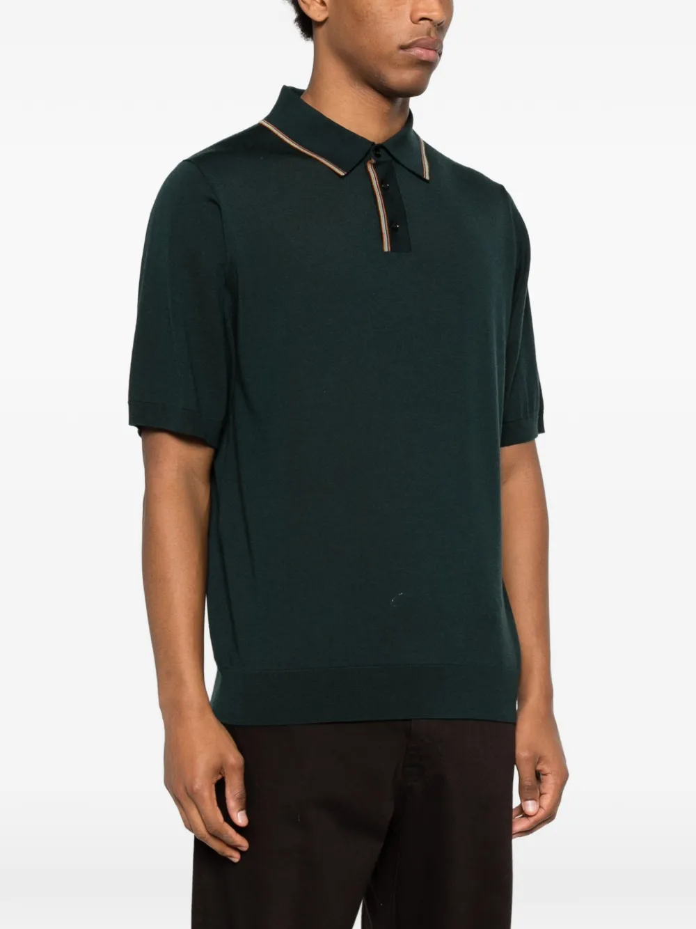 Paul Smith Poloshirt met afwerking Groen