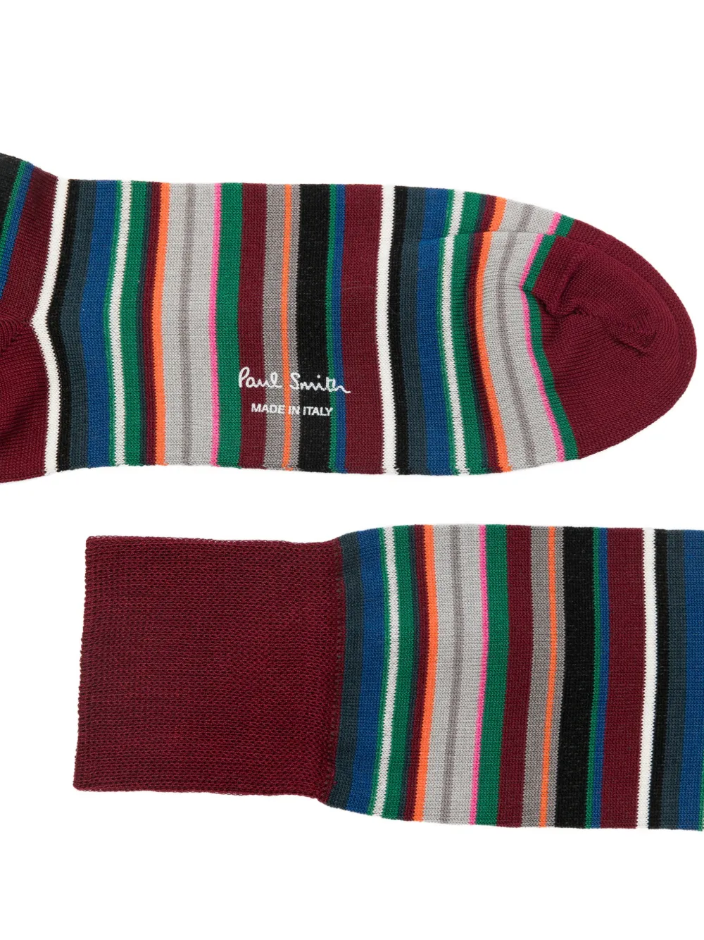  Paul Smith Munich Striped Socks - Red 