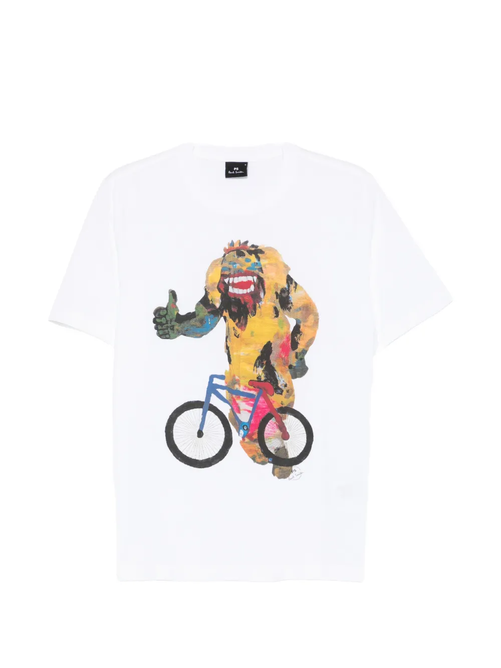 PS Paul Smith Bike Monster T-shirt - Weiß