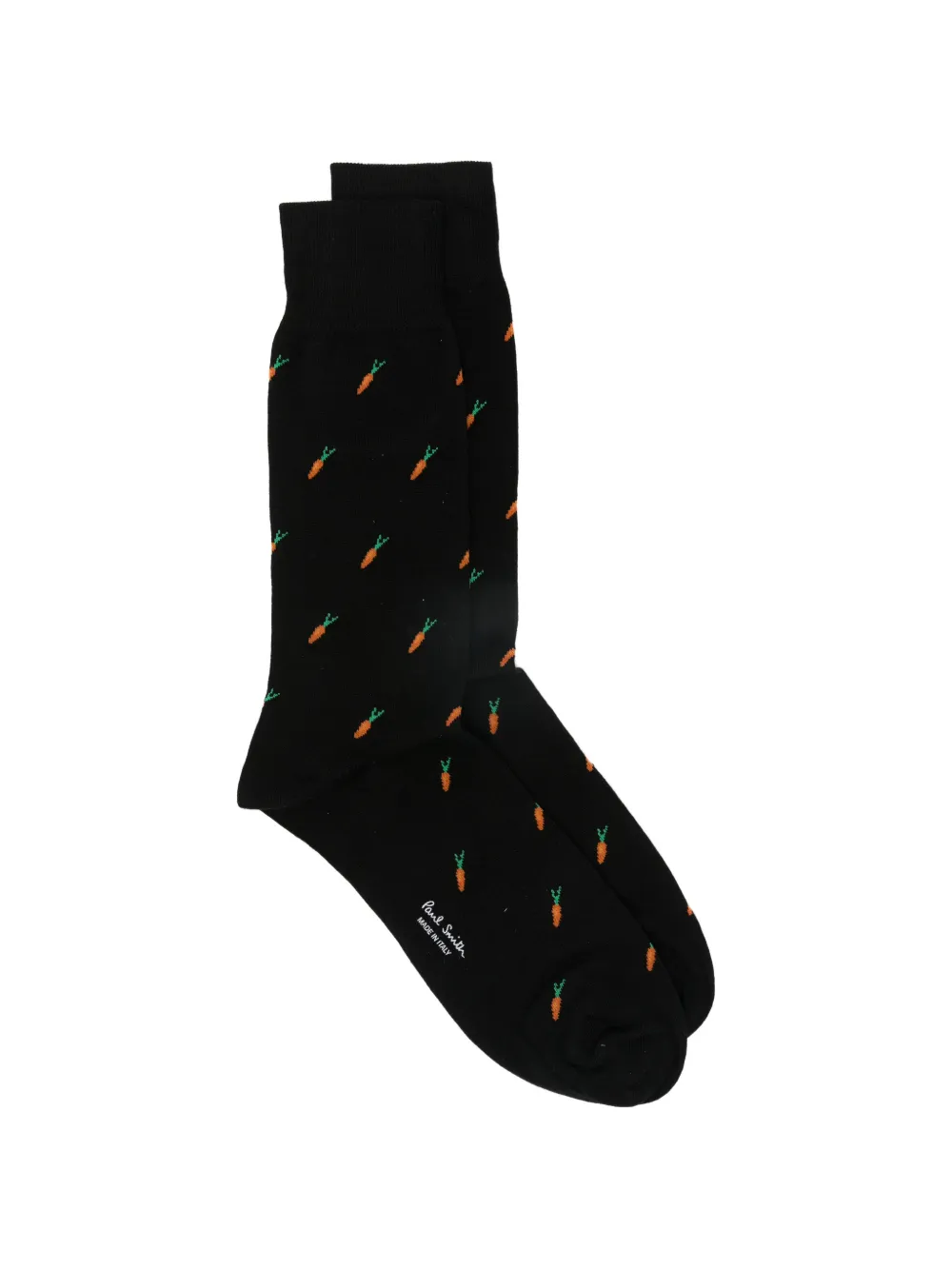 Paul Smith Socken mit Karotten-Print - Schwarz