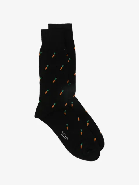 Paul Smith carrot-print socks