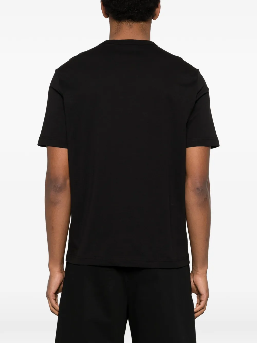 PS Paul Smith T-shirt met dobbelsteenprint Zwart