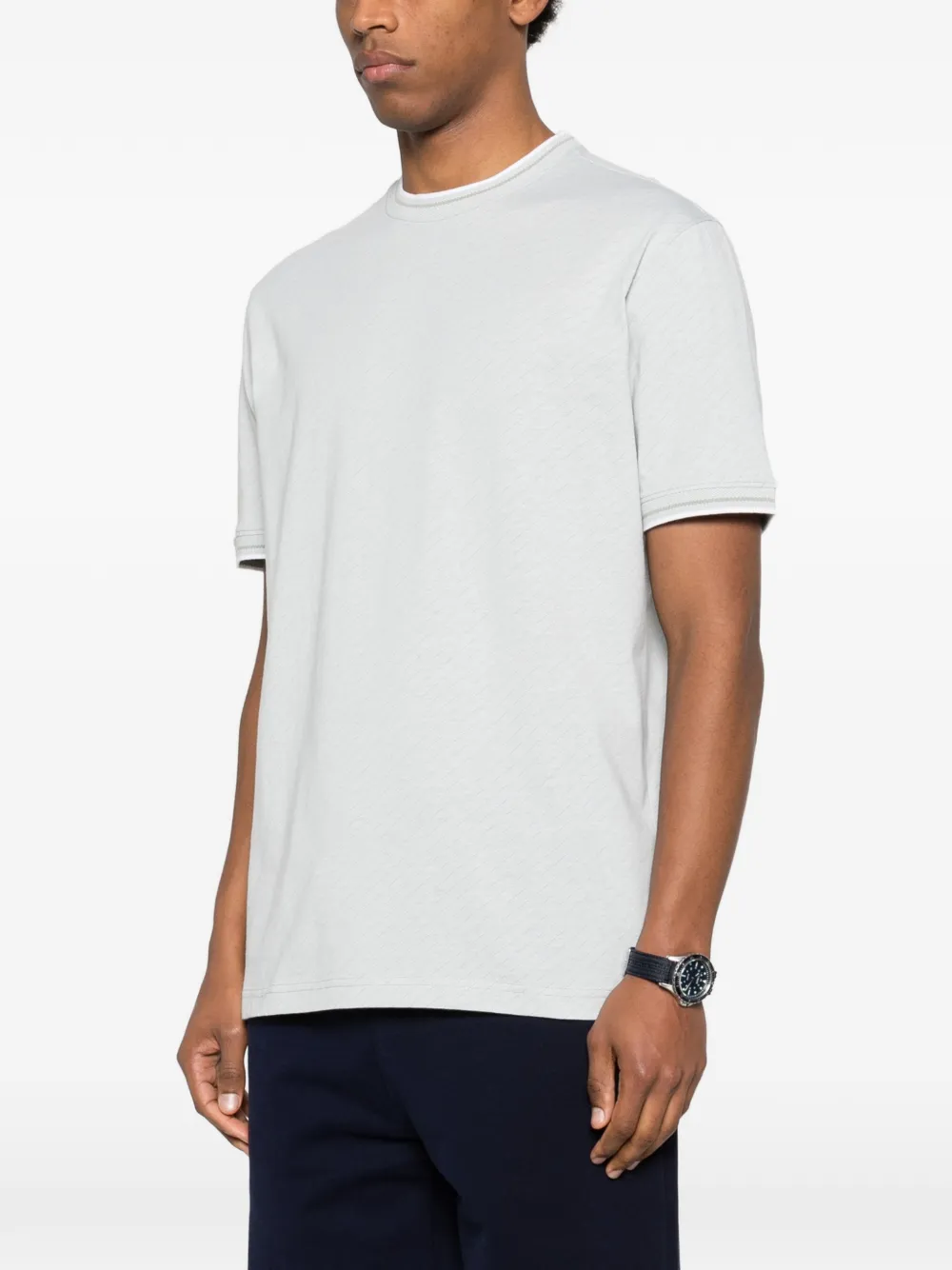  Ps Paul Smith Textured T-shirt - Green 