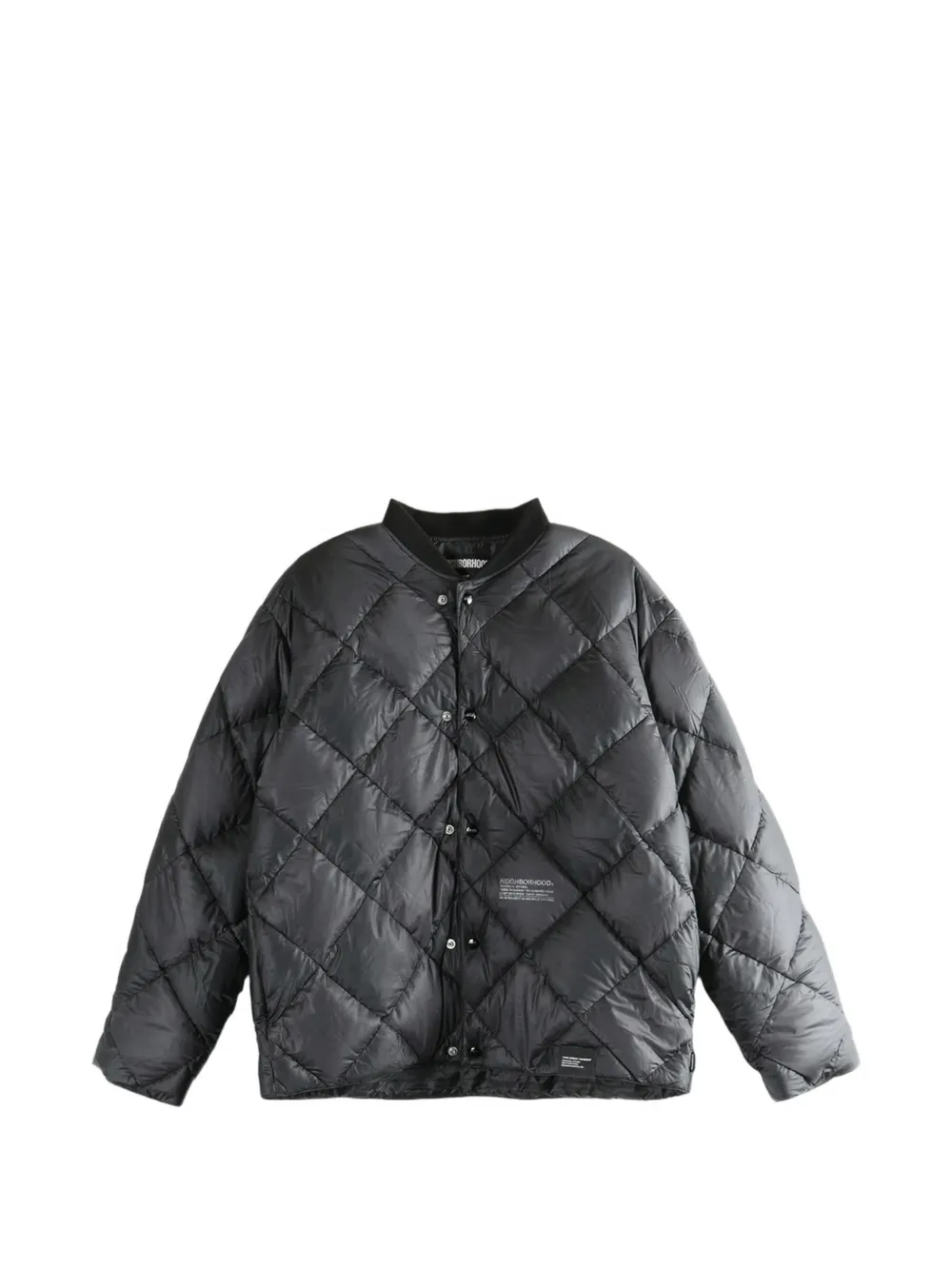 Neighborhood quilted-design jacket - Nero