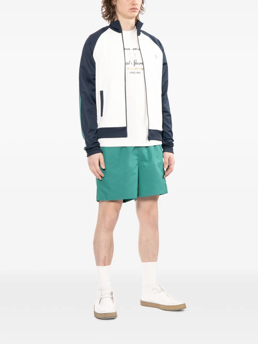 Fred Perry куртка с контрастными рукавами | Бомберы | Image 2