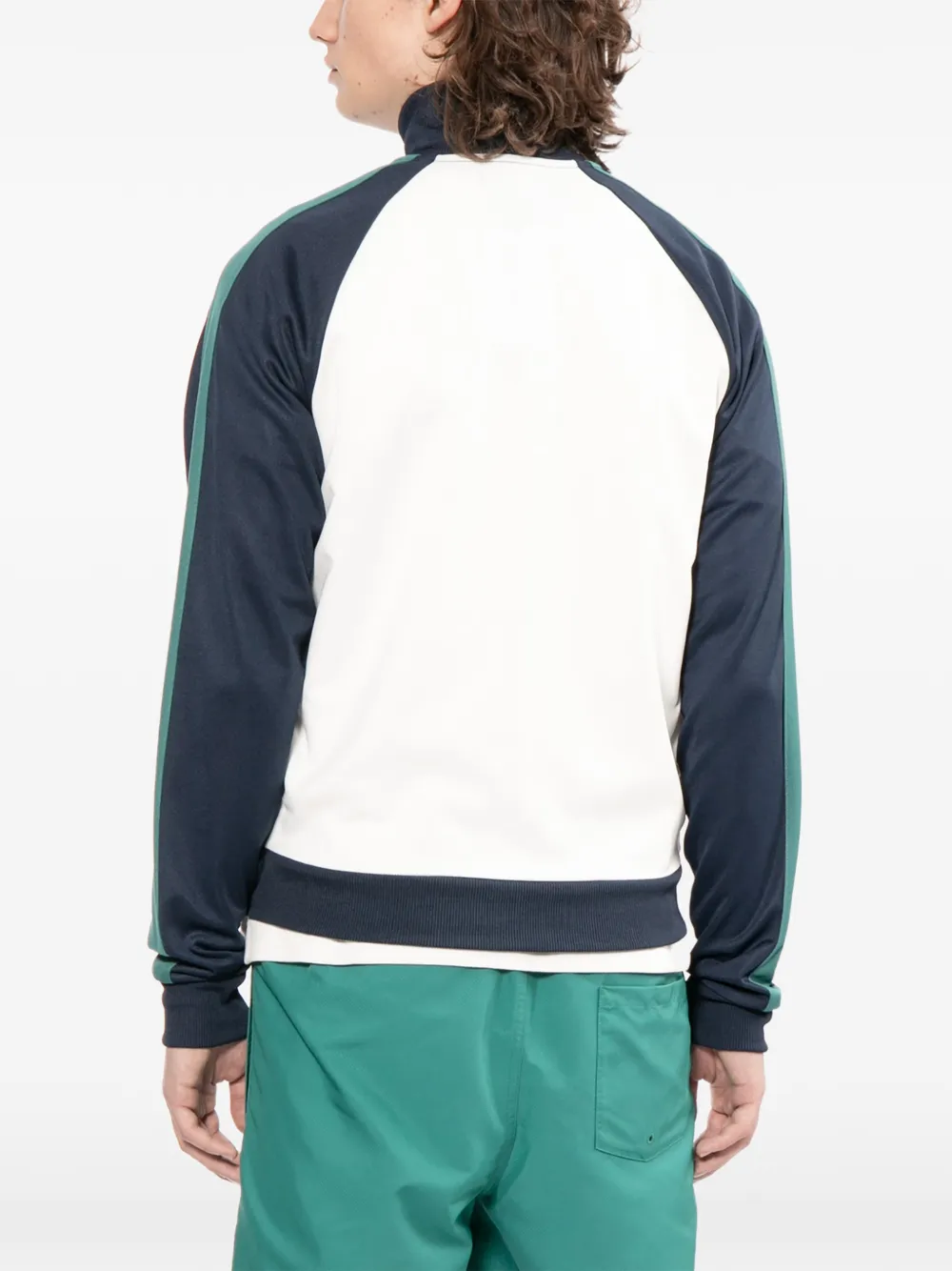 Fred Perry Jack met contrasterende mouwen Wit