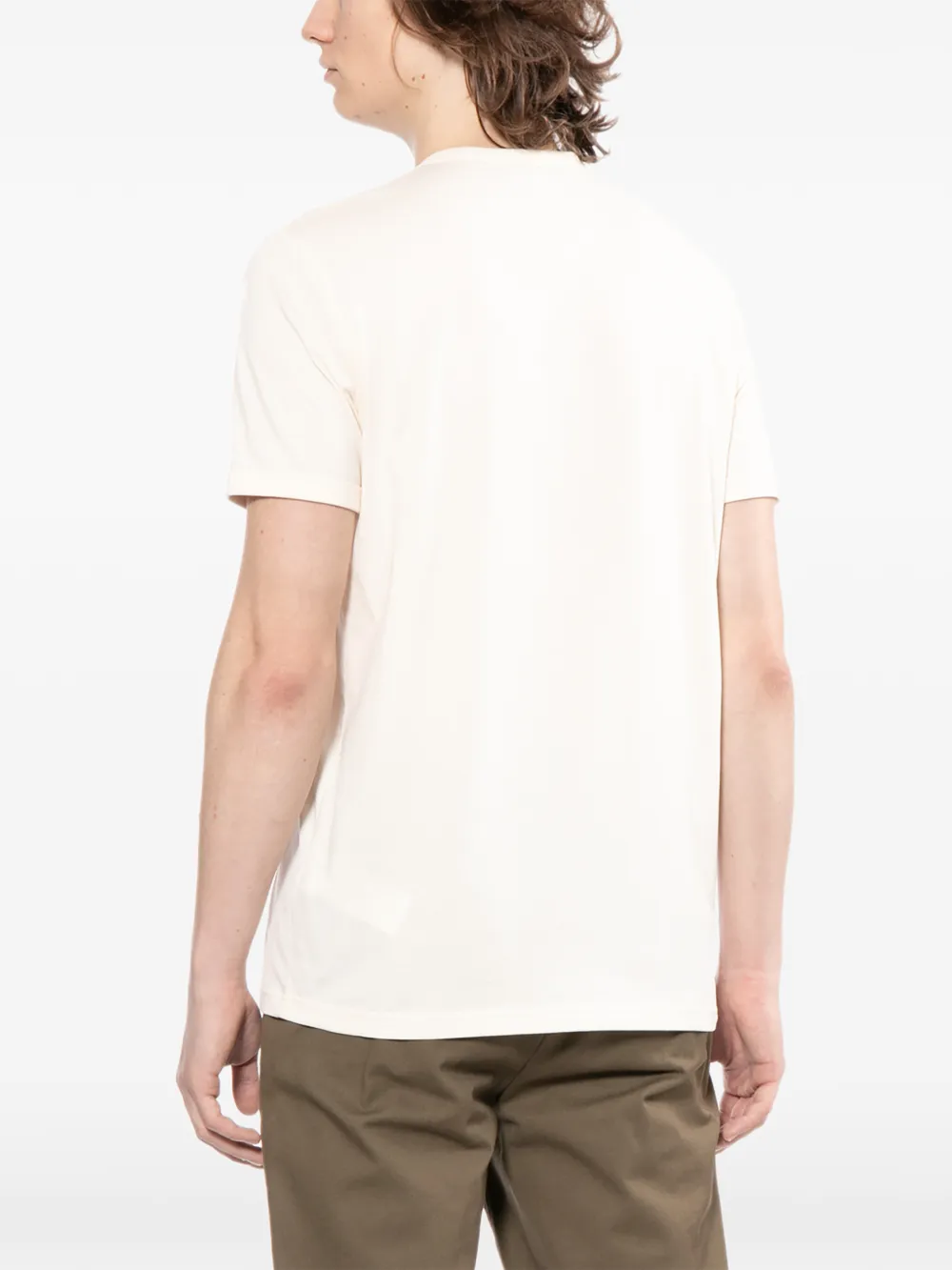 Fred Perry T-shirt met ronde hals Beige