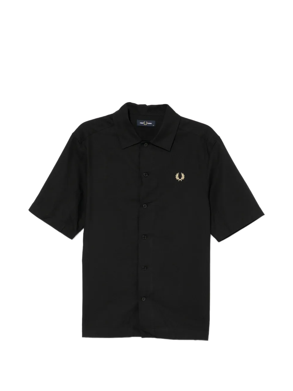 Fred Perry Camicia con trama a intreccio - Nero