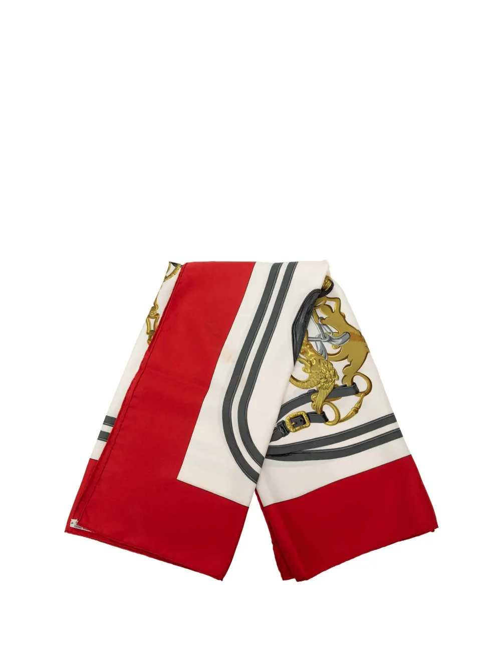 Hermès Pre-Owned 20th Century Brides de Gala Silk Scarf 90 scarves - Bianco