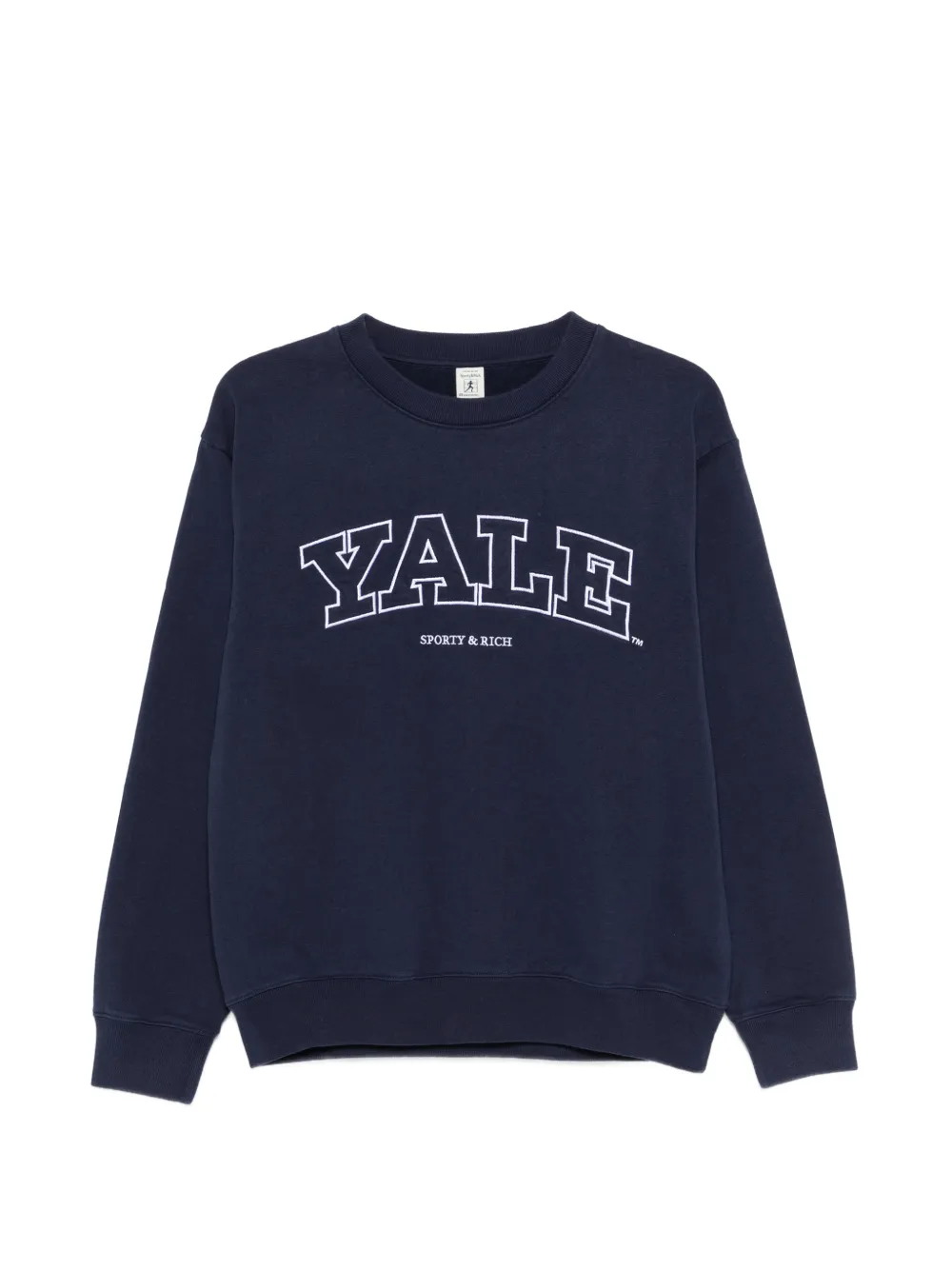 Sporty & Rich logo sweatshirt - Blu