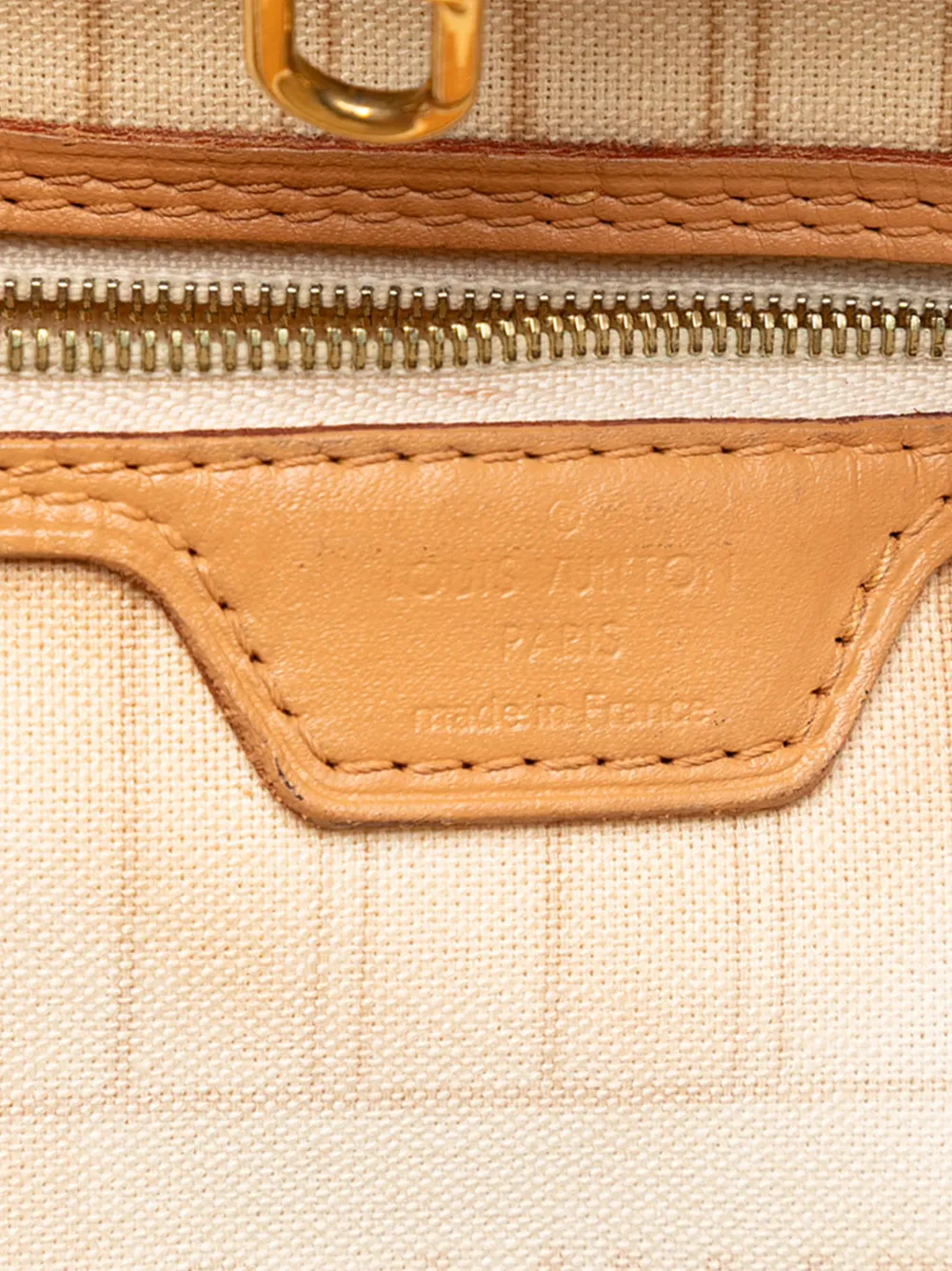 2019 Damier Azur Neverfull Mm Tote Bag