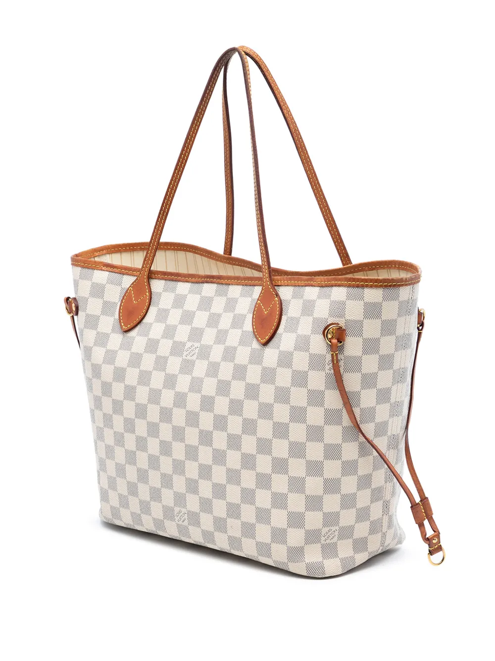 2019 Damier Azur Neverfull Mm Tote Bag