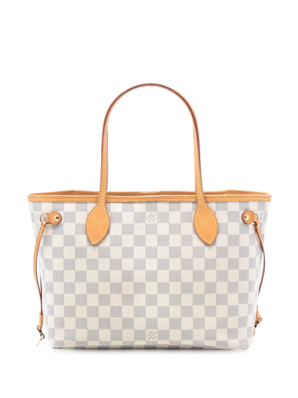 Louis Vuitton Pre-Owned Borsa tote Neverfull PM in tela Damier Azur 2010 - Bianco