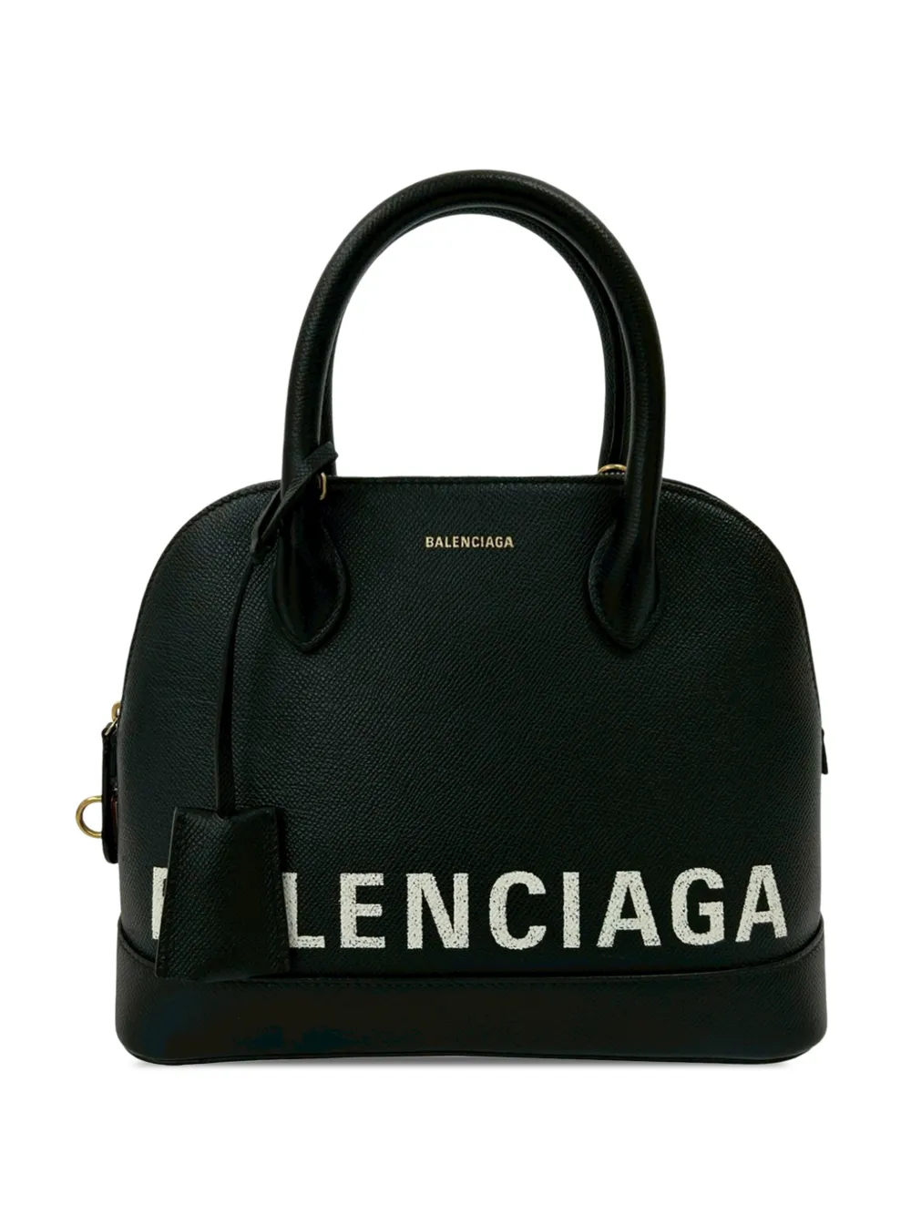 Balenciaga Pre-Owned 2010-2025 S Grained Calfskin Ville Top Handle Bag satchel - Nero