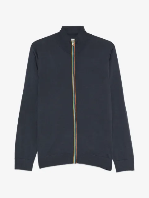 Paul Smith Cardigan Signature Stripe con zip