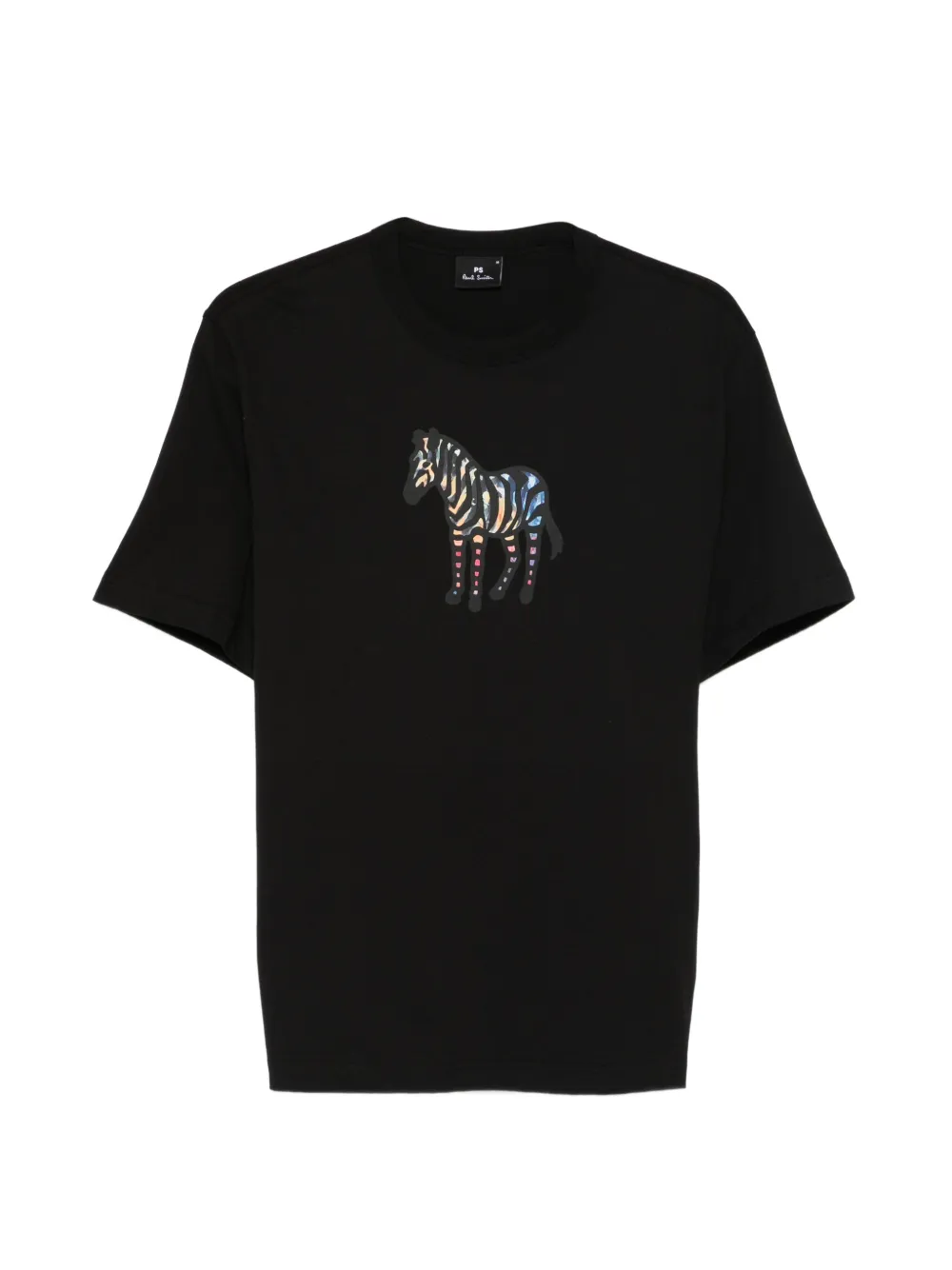 PS Paul Smith zebra-print T-shirt - Nero
