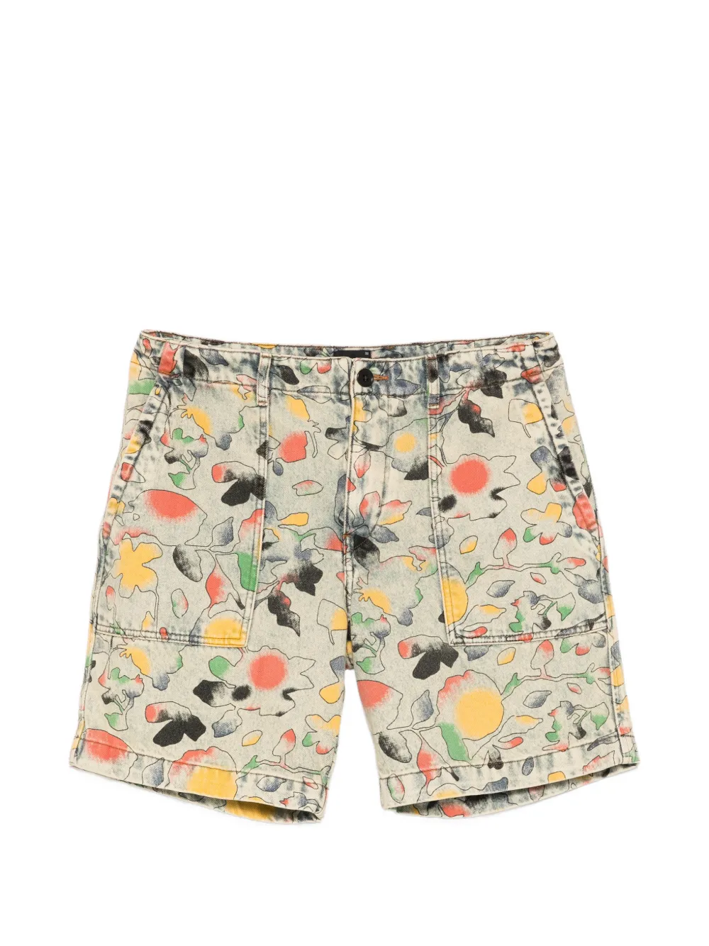 PS Paul Smith Shorts a fiori - Toni neutri