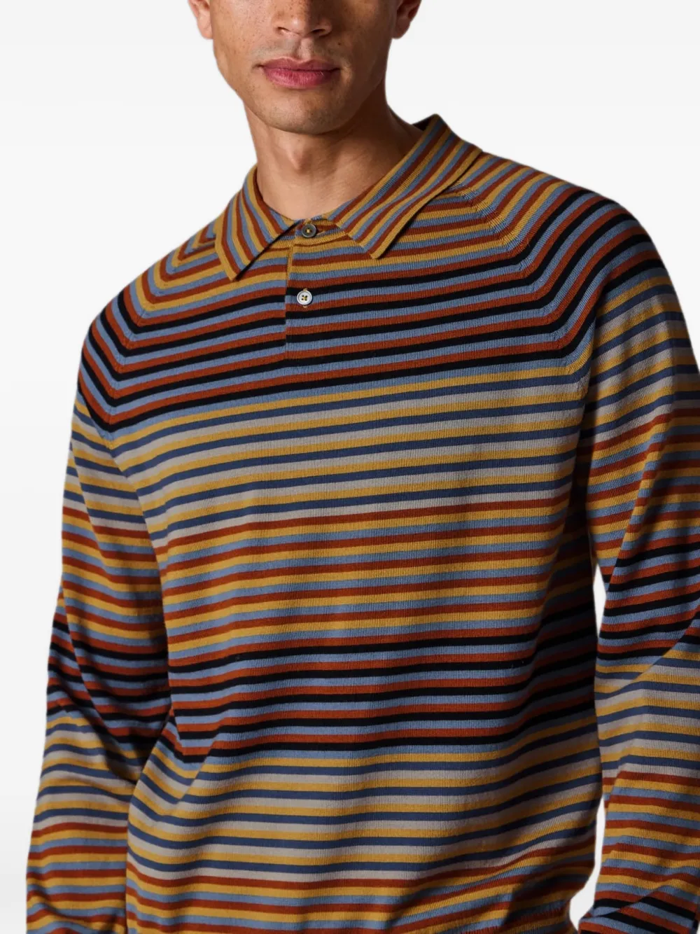 PS Paul Smith Gestreept poloshirt Beige