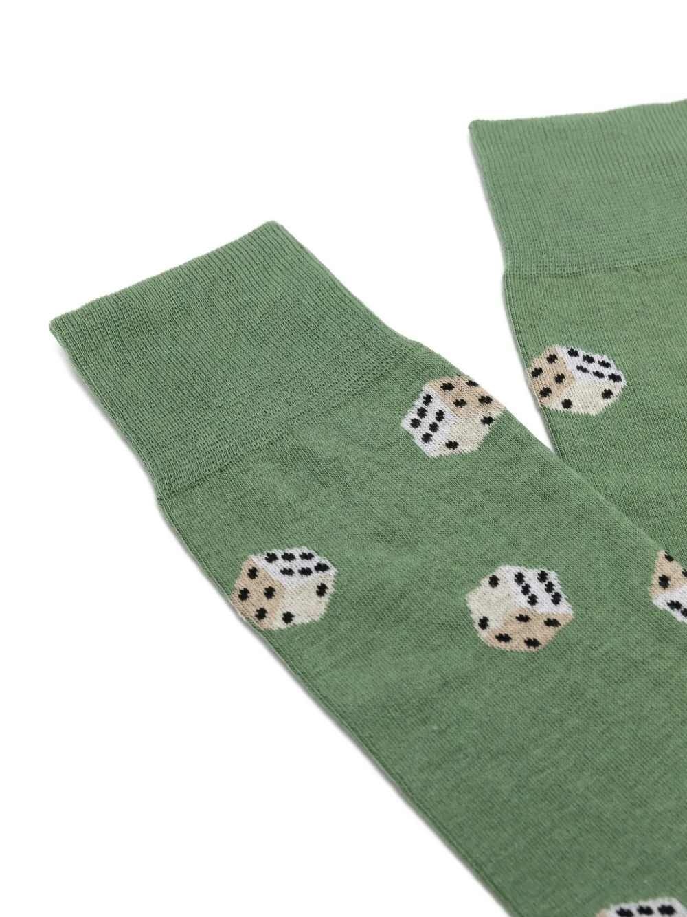  Paul Smith Dice-pattern Socks - Green 