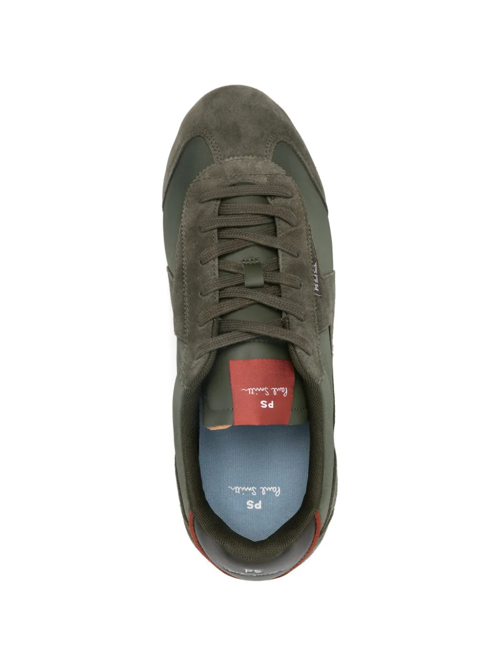 PS Paul Smith Atlanta sneakers met suède vlak Groen