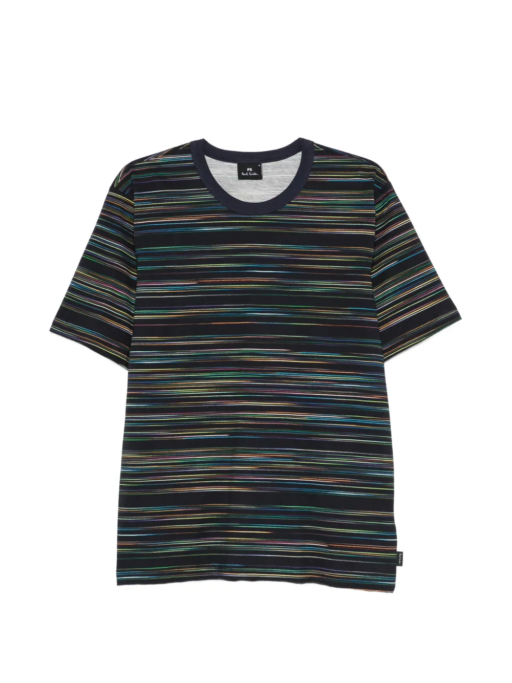 PS Paul Smith Gestreiftes T-Shirt - Blau