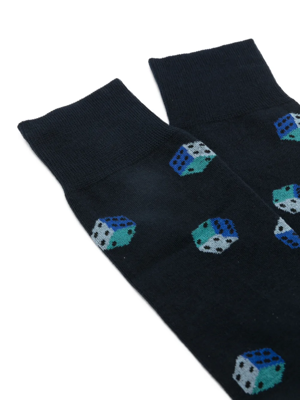  Paul Smith Dice-pattern Socks - Blue 