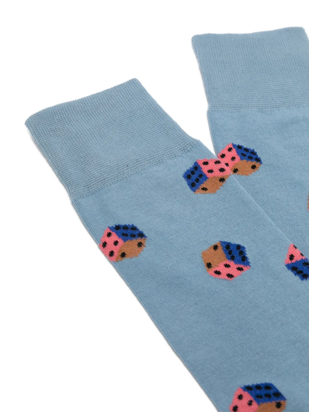 Dice-Pattern Socks
