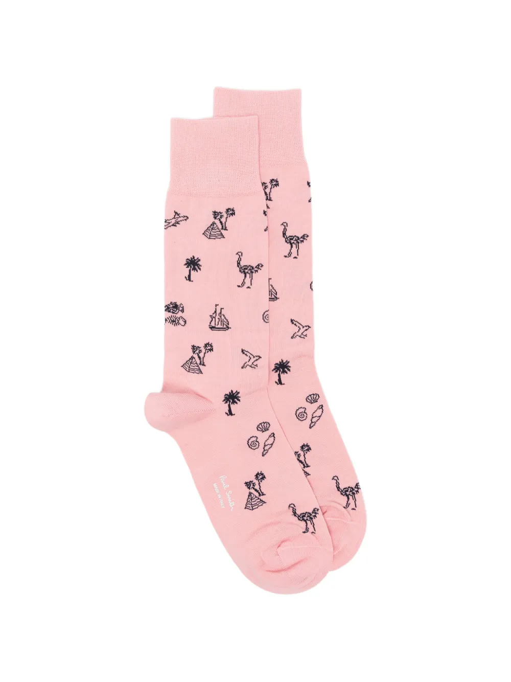 Paul Smith Ostrich Socken - Rosa