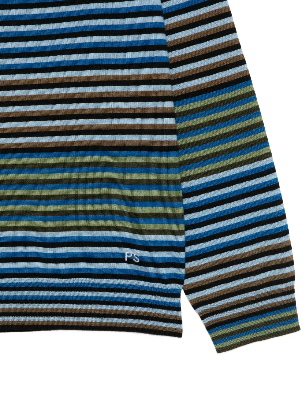 PS Paul Smith Gestreepte polotrui Blauw