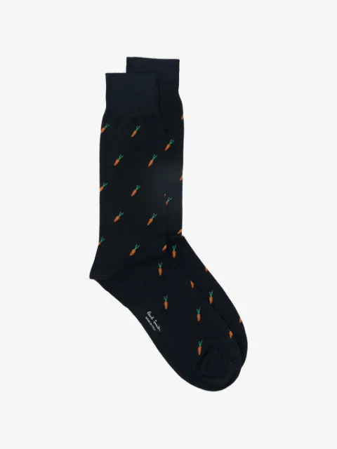 Paul Smith Klee carrot-print socks