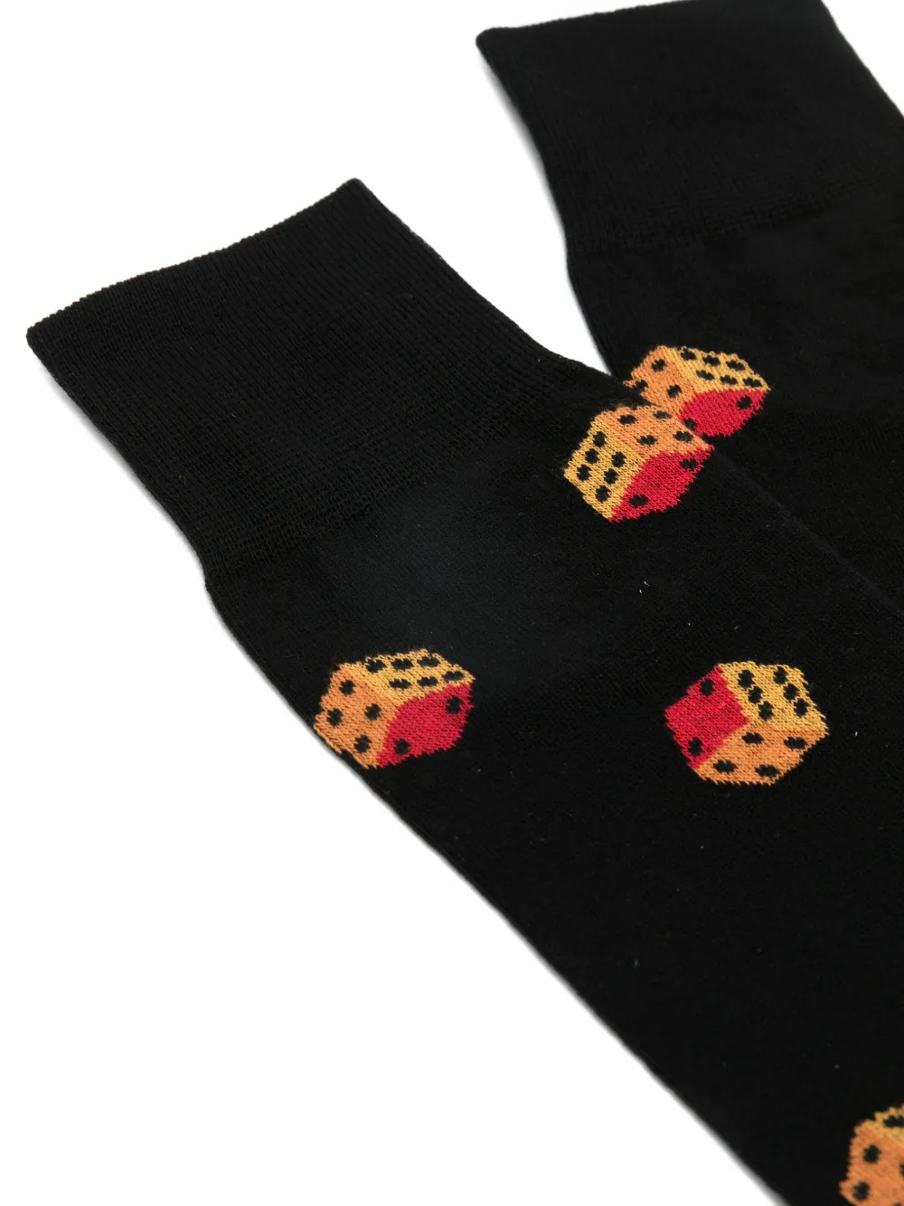  Paul Smith Dice-pattern Socks - Black 