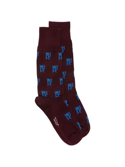 Paul Smith Miro Cat printed socks