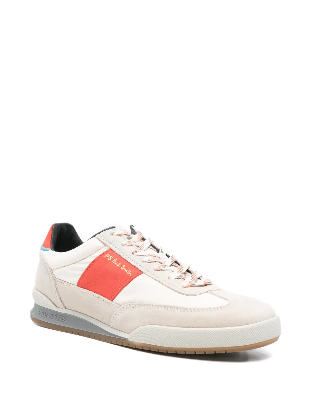 PS Paul Smith Dover sneakers met suède vlak Beige