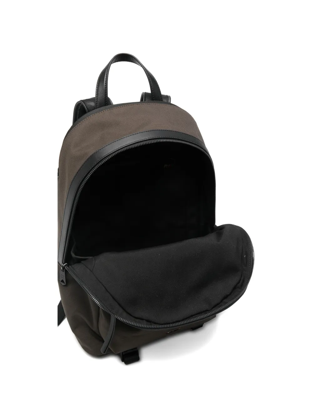 Paul Smith Rugzak met leren afwerking Groen