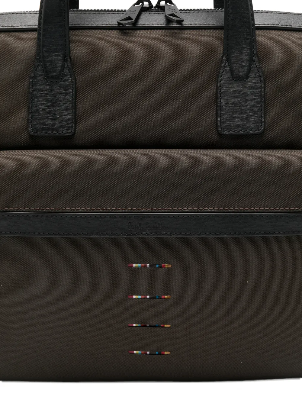  Paul Smith Folio Front-pocket Briefcase - Green 