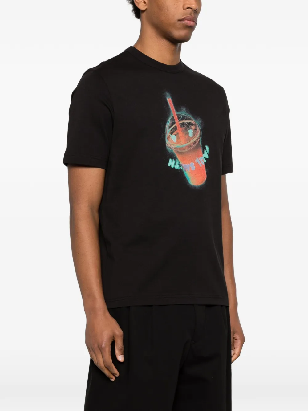 PS Paul Smith T-shirt met print Zwart