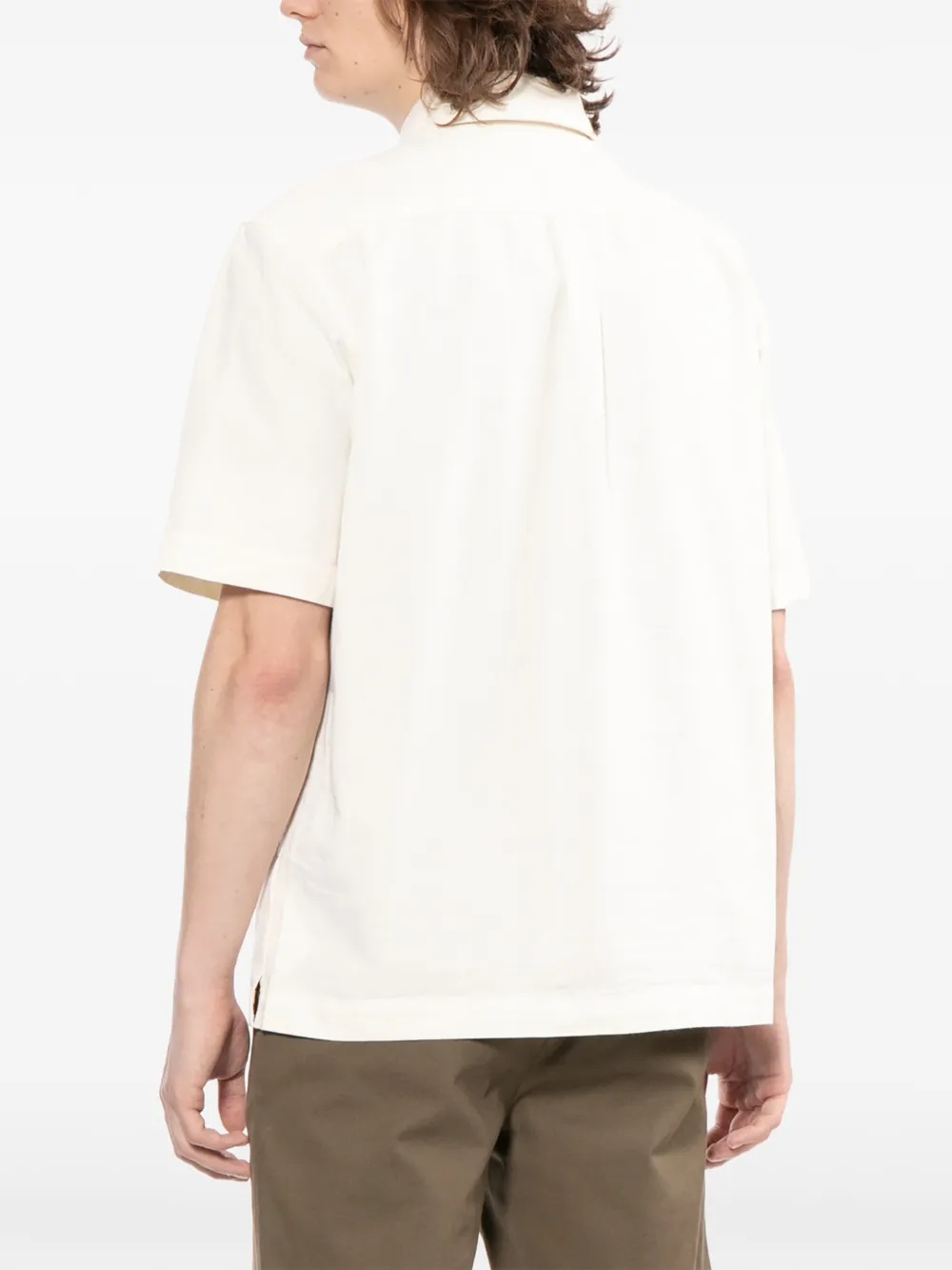 Fred Perry Overhemd met korte mouwen Beige