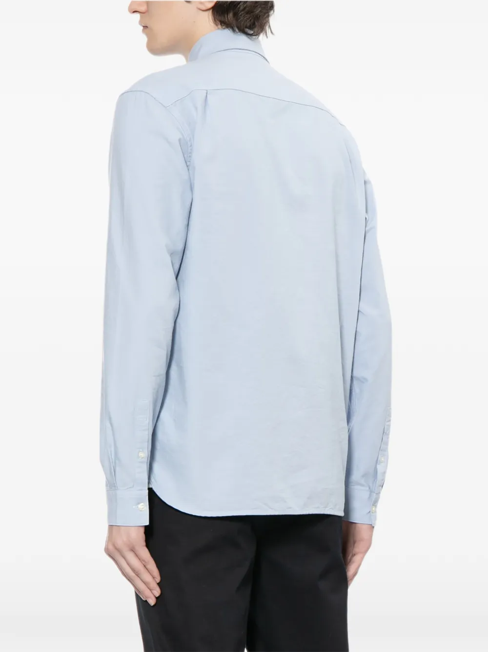 Fred Perry Overhemd met geborduurd logo Blauw